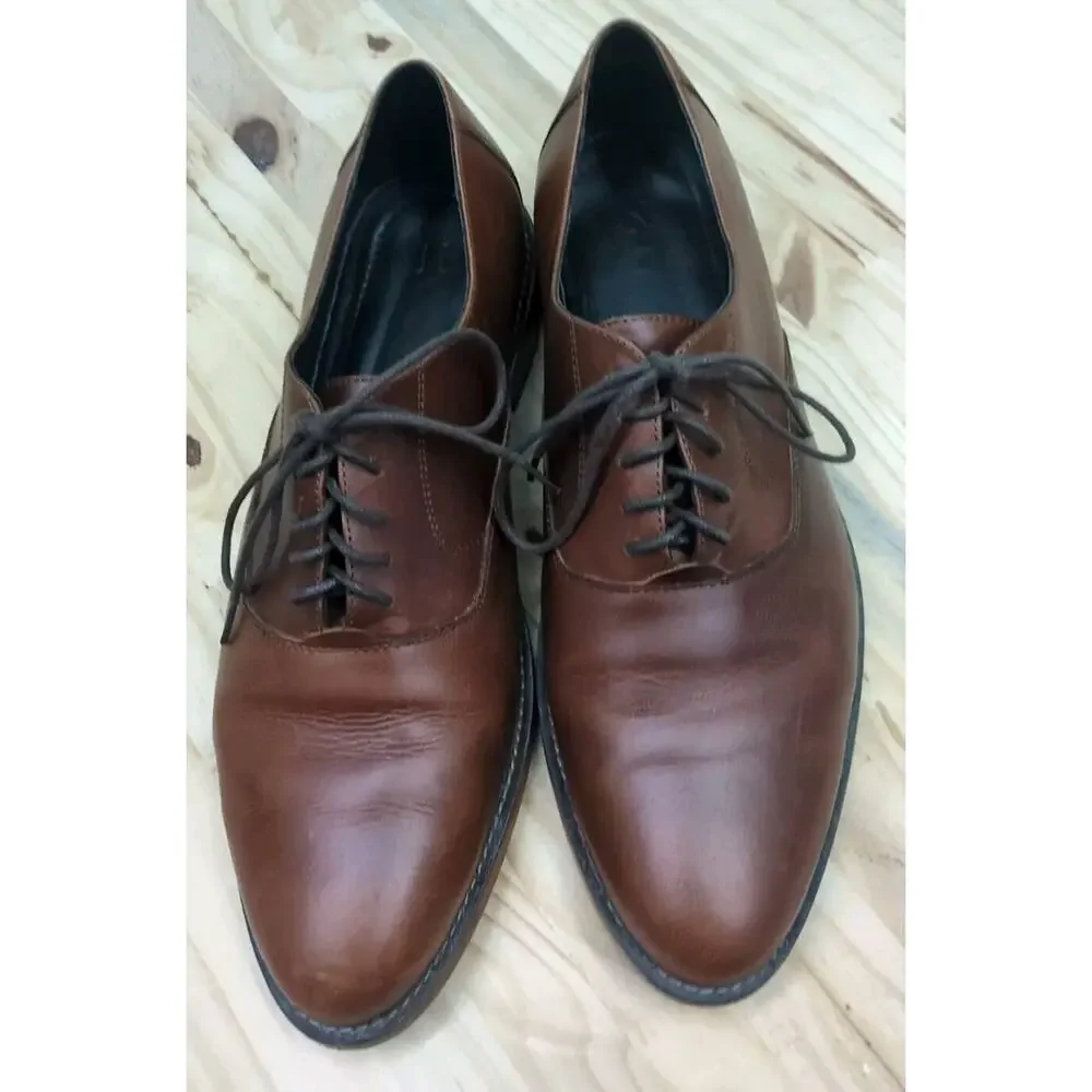 Nisolo Men's Everyday Oxford Brown Size 10.5 EUC